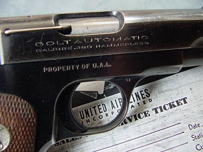 Colt Model M "Property of U.A.L."