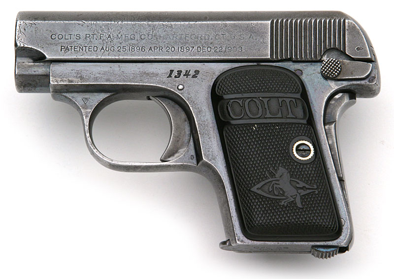 Colt 1908 Vest Pocket .25 ACP British Proof Marks