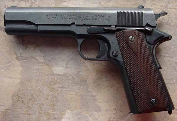 Colt Model 1911 Serial Number 599216 - Black Army