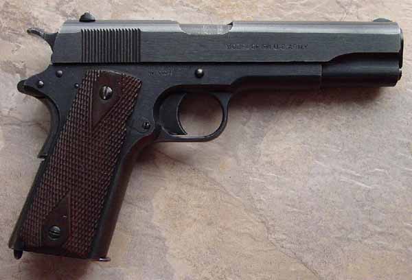 Colt Model 1911 Serial Number 599216 - Black Army