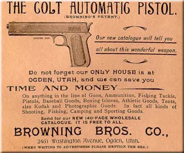 Browning Ad - Colt Model 1900