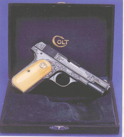 Factory Engraved Model M .380 in Presentation Case