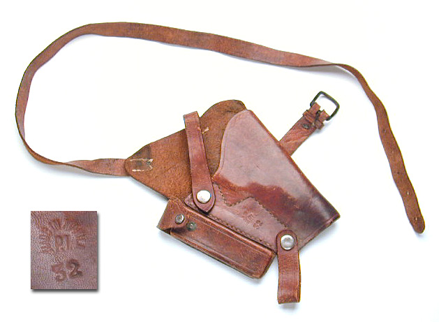 Shoulder holster for Colt Model M Marked "Manila. P.I."