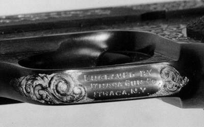 "Engraved By Ithaca Gun Co. Ithaca, N.Y."